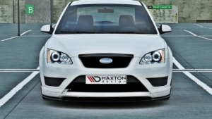 Lip Spoiler Ford Focus II Hood Gloss Black