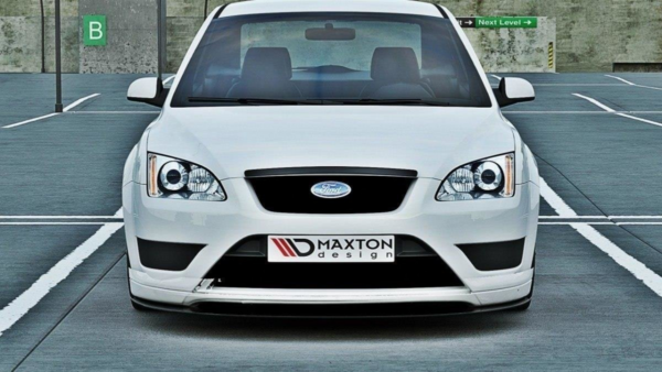 Lip Spoiler Ford Focus II Hood Gloss Black