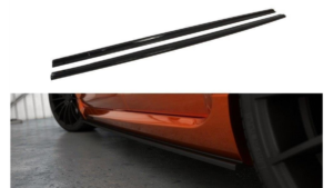 Lip Spoiler Ford Focus II ST Facelift Side Skirts Gloss Black
