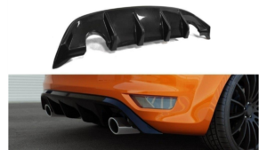 Lip Spoiler Ford Focus II ST Facelift Rear Valance Gloss Black