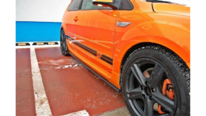 Lip Spoiler Ford Focus II ST Side Skirts Gloss Black