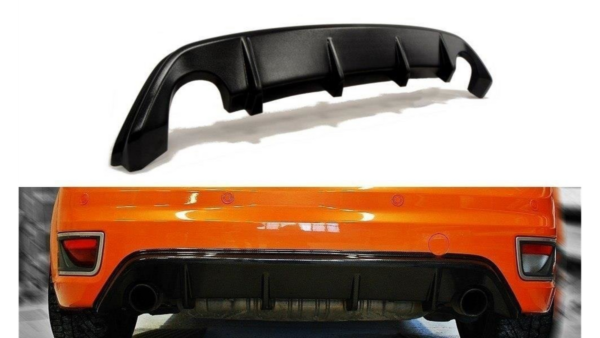 Lip Spoiler Ford Focus II ST Rear Valance Gloss Black