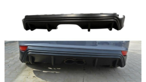 Diffuser Ford Focus III ST Facelift Rear Valance RS-Look Gloss Black