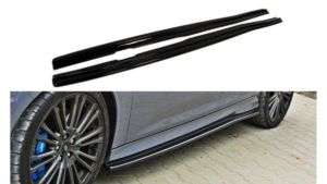 Lip Spoiler Ford Focus III RS Side Skirts Gloss Black