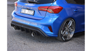 Diffuser Ford Focus IV ST-Line Rear Valance with exhaust Torsion Beam Gloss Black