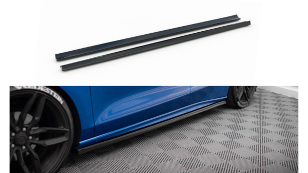 Lip Spoiler Ford Focus IV ST ST-Line Side Skirts v.5 Gloss Black