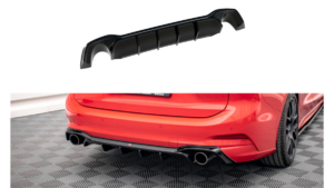 Lip Spoiler Ford Focus IV ST Rear Valance v.2 Gloss Black