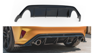 Lip Spoiler Ford Focus IV ST Rear Valance v.3 Gloss Black