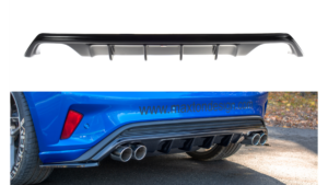Diffuser Ford Focus IV ST-line  Wielowahaczowe Rear with exhaust Gloss Black