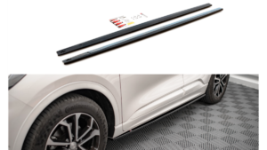 Lip Spoiler Ford Kuga III ST-Line Side Skirts Gloss Black