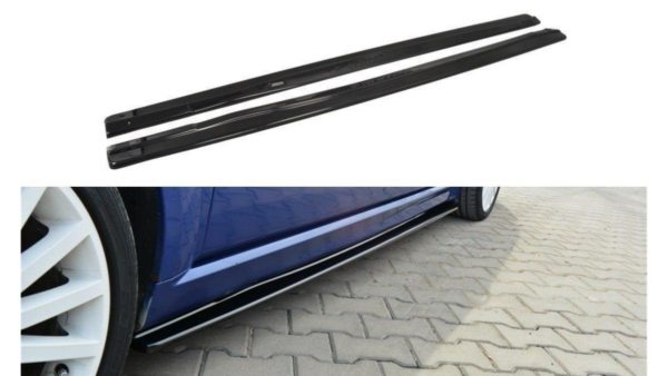 Lip Spoiler Ford Mondeo III ST220 Side Skirts Gloss Black