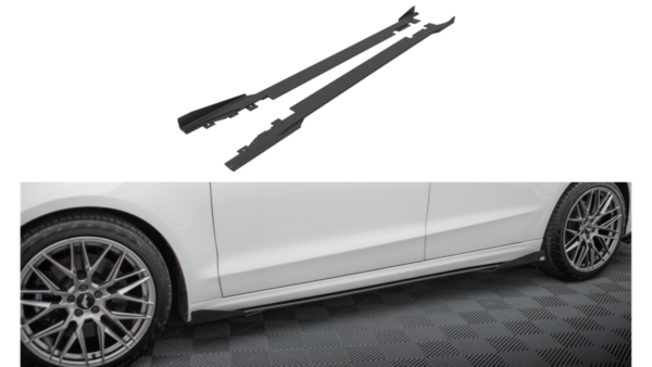 Lip Spoiler Ford Mondeo V Facelift Fusion II Facelift Side Skirts Street Pro Black + Gloss Flaps