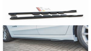 Lip Spoiler Ford Mondeo V Facelift Preface Side Skirts Gloss Black