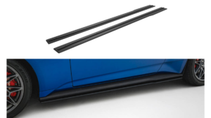 Side Skirts Ford Mustang GT Mk7 Street Pro Black-Red