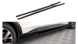 Lip Spoiler Ford Mustang Mach-E I Side Skirts Gloss Black