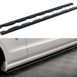 Lip Spoiler Ford Mustang V Facelift Side Skirts Gloss Black