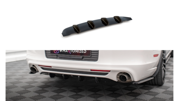 Lip Spoiler Ford Mustang V Facelift Rear Valance Gloss Black