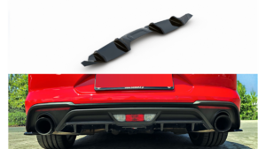 Lip Spoiler Ford Mustang VI Facelift Rear Valance Gloss Black