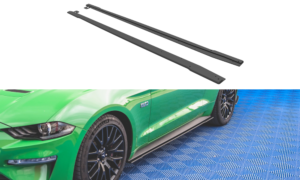 Lip Spoiler Ford Mustang VI GT Facelift Side Skirts Street Pro v.1 Black