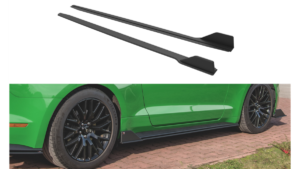 Lip Spoiler Ford Mustang VI GT Facelift Side Skirts Street Pro v.2 Black