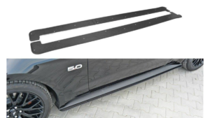 Lip Spoiler Ford Mustang VI GT Side Skirts Racing ABS
