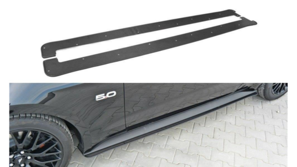 Diffuser Ford Mustang VI GT Side Skirts Racing Carbon