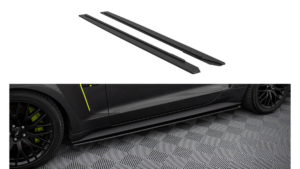 Lip Spoiler Ford Mustang VI GT Side Skirts Street Pro Black