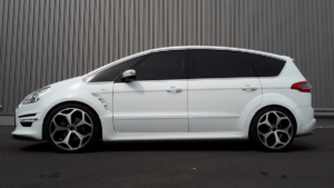 Lip Spoiler Ford S-Max I Facelift Side Skirts Gloss Black