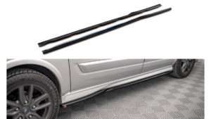 Lip Spoiler Ford Transit Custom I ST-Line Facelift Side Skirts Gloss Black