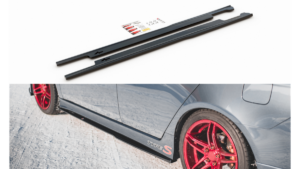 Lip Spoiler Honda Accord VII Type-S Side Skirts v.2 Gloss Black