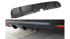 Lip Spoiler Honda Accord VIII Rear Valance Gloss Black