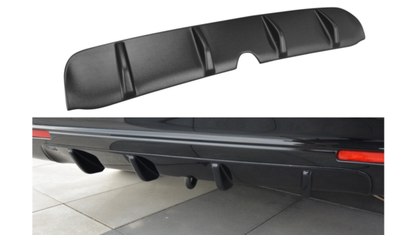 Lip Spoiler Honda Accord VIII Rear Valance Gloss Black
