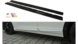 Lip Spoiler Honda Civic IX Side Skirts Gloss Black