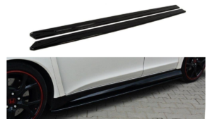 Lip Spoiler Honda Civic IX Type-R Side Skirts Gloss Black