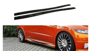 Lip Spoiler Honda Civic VIII Type-S R Side Skirts Gloss Black