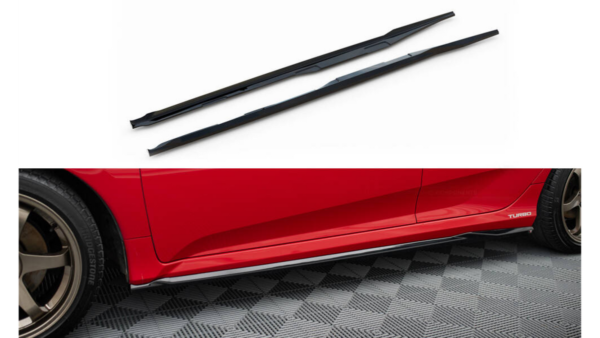 Lip Spoiler Honda Civic X Side Skirts