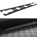 Lip Spoiler Honda Civic X Side Skirts Street Pro Black-Red