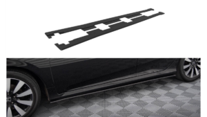 Lip Spoiler Honda Civic X Side Skirts Street Pro Black-Red