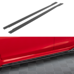 Lip Spoiler Honda Civic XI Type-R Side Skirts Street Pro Black-Red