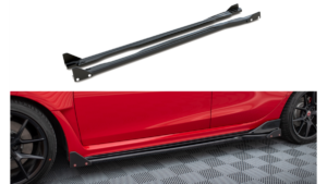 Lip Spoiler Honda Civic XI Type-R Side Skirts v.1 + Flaps
