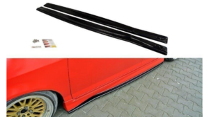 Lip Spoiler Honda Jazz I Side Skirts Mugen Style Gloss Black