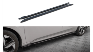 Lip Spoiler Hyundai Elantra VII Side Skirts Gloss Black