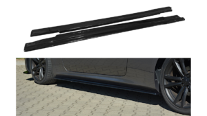 Lip Spoiler Hyundai GENESIS COUPÉ MK.1 Side Skirts Gloss Black