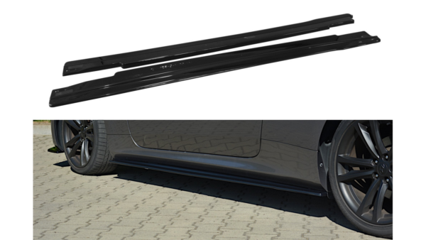 Lip Spoiler Hyundai GENESIS COUPÉ MK.1 Side Skirts Gloss Black