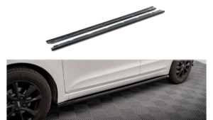 Lip Spoiler Hyundai I20 II Facelift Side Skirts Gloss Black