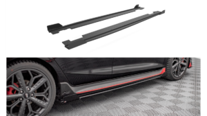 pol_pl_Dokladka-Hyundai-I20-N-III-Progi-Street-Pro-Black-Red-Gloss-Flaps-275114_6.png Lip Spoiler Hyundai I20 N III Side Skirts Street Pro Black-Red + Gloss Flaps