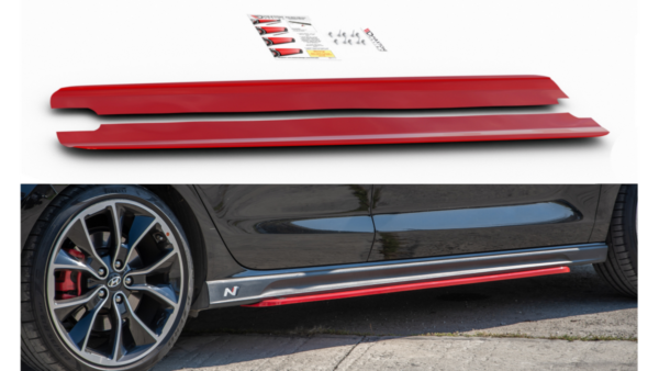 Lip Spoiler Hyundai I30 III N Side Skirts v.2