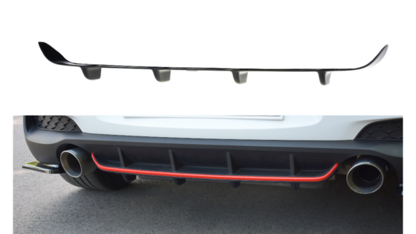 Lip Spoiler Hyundai I30 III N Rear Valance Gloss Black