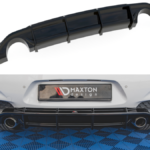 Lip Spoiler Hyundai I30 III N Rear Valance v.3 Gloss Black