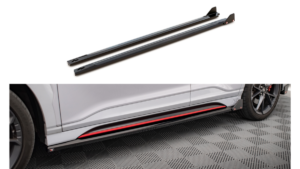 Side Skirts Hyundai Kona N Mk1 Flaps v.1 Gloss Black